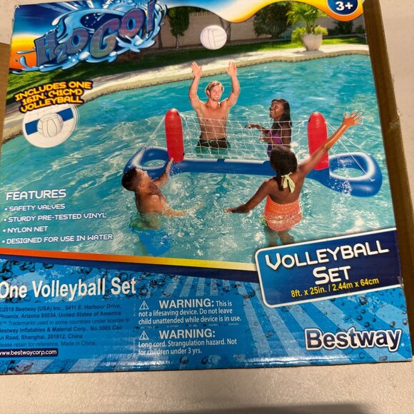 H2OGO! Volleyball Set & CoolerZ Floating Cooler By Bestway - Picture 2 of 5